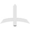 Ekena Millwork Bellingham Architectural Grade PVC Gable Bracket, 36"W x 24"H x 2"D x 4"F, 16/12 Pitch GBP036X24X0204BEL00 - alternate 2